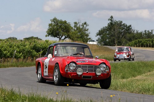 6eme rallye Bordeaux Classic Sud Ouest - Triumph et Mini Cooper