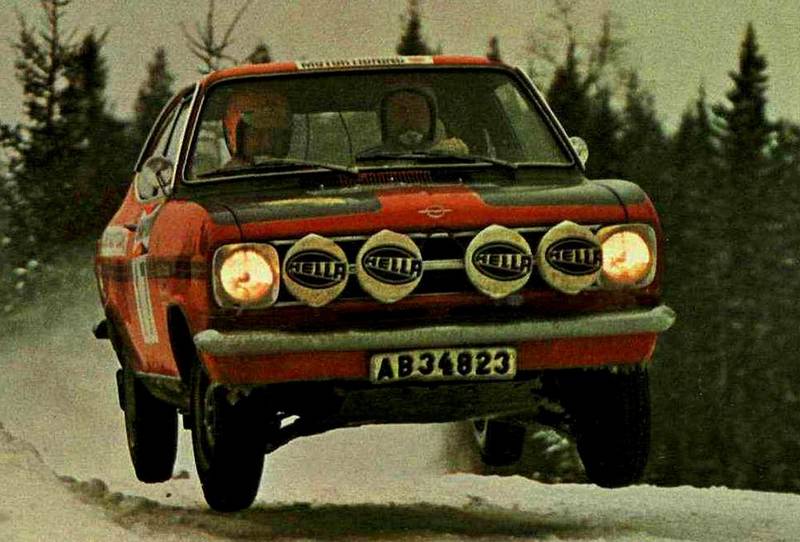 Opel Kadett en rallye