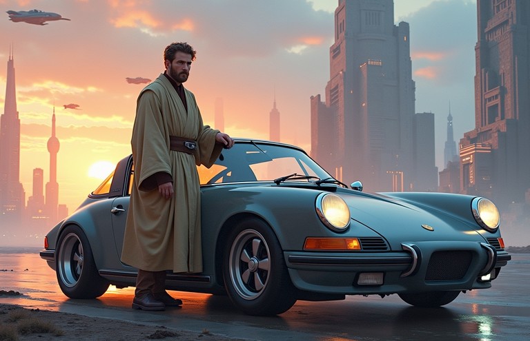 La Porsche d'Obi-wan