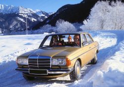 Mercedes en hiver
